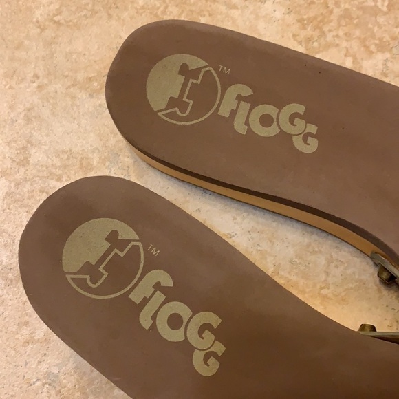 Flogg Nikita Clog Slides Flatform patent Leopard print wooden sole sandals 7.5 - Picture 2 of 11